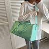 Stylish Travel Bag for Women Large Capacity Tote Carry On Luggage, Premium Faux Leather Sport Gym Bag