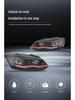11-18 VW Polo Headlight Assembly: Dual Projector, Flowing Turn Signal, Daytime Running Lights