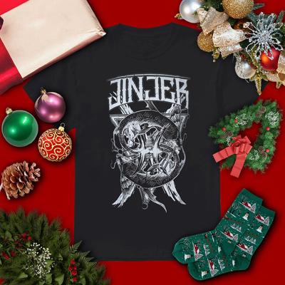 Ny Jinjer - Fiskarna Svart Unisex Kortärmad Skjorta Unisex T-shirt