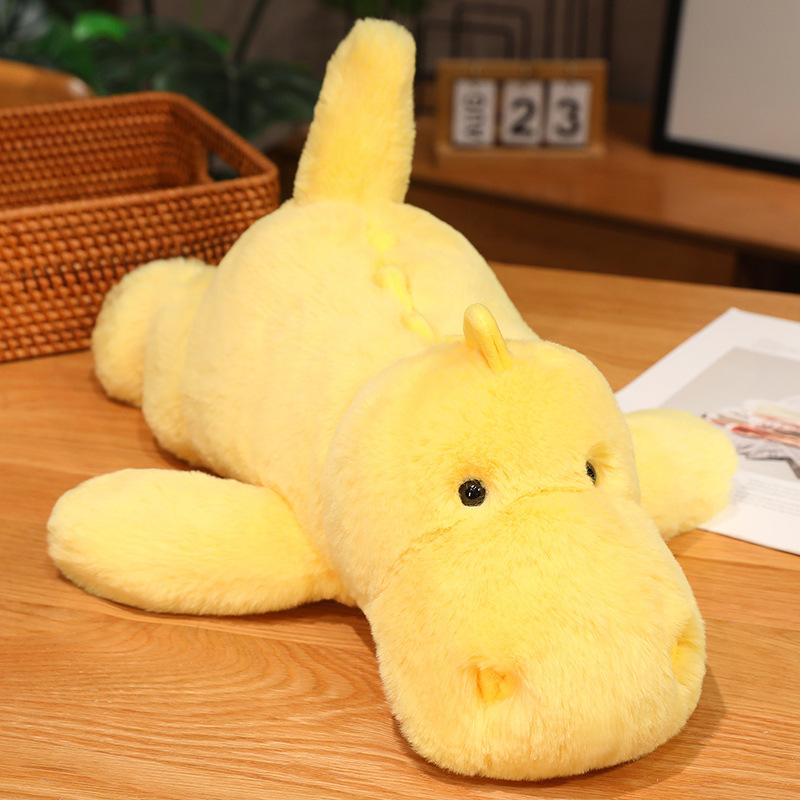 Cartoon Solid Color Dinosaur Doll Creative Children's Toy Plush Doll Birthday Gift