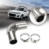 25mm Elbow Pipe Air Diesel Parking Heater Exhaust Pipe Connector w/Clamps For Webasto Diesel Heater