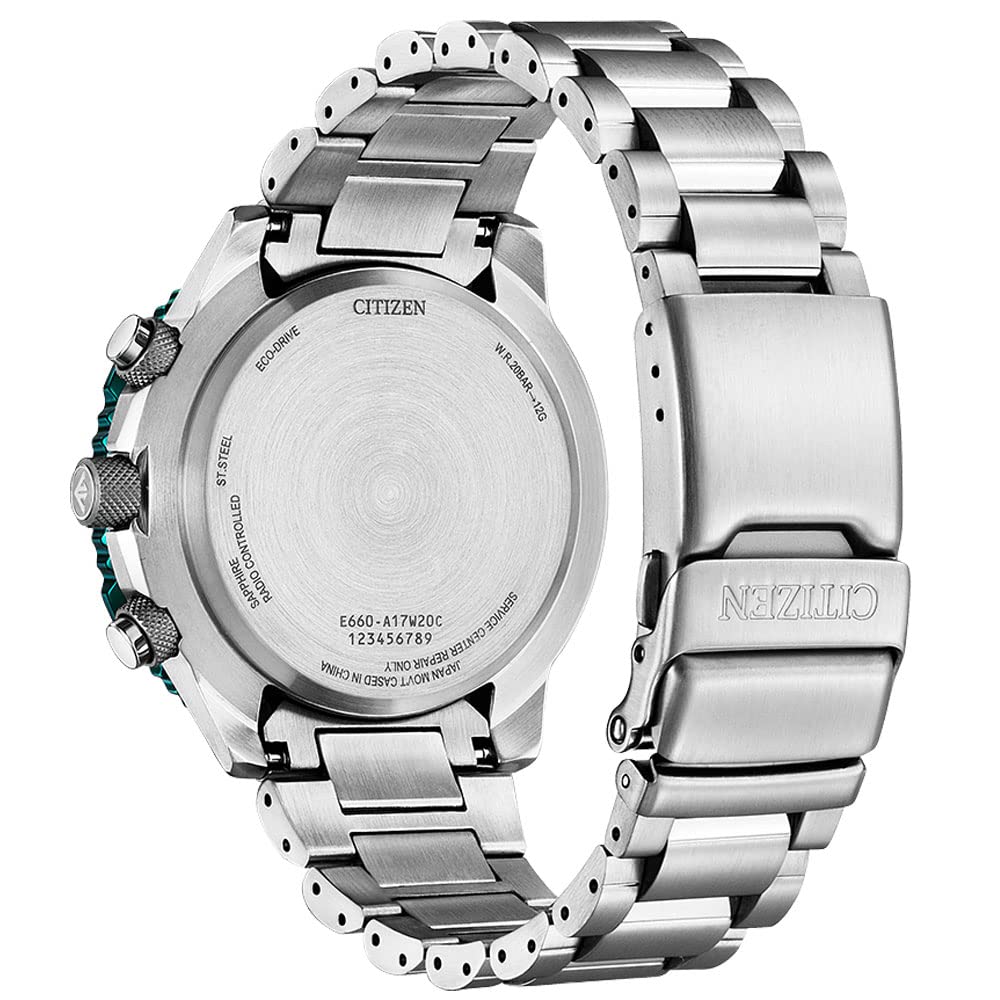 Citizen Reloj Radio Controlled Chrono Modern CB5004-59W Pilot, Silver,