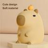 Silicone Capybara Night Lights Portable USB Rechargeable Animal Touch Control Lamp With Timing Function For Home Bedroom Decor