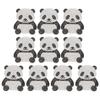 10Pcs Rhinestone Patch Iron On Crystal Applique Cartoon Decoration for DIY CraftPanda