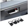 Matte Black ABS Inner Door Bowl Trim Panel For Toyota Tundra/Sequoia 22-24