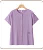 Granny Short Sleeve Summer Suit - Casual Two-Piece Set for Middle-Aged & Elderly Women