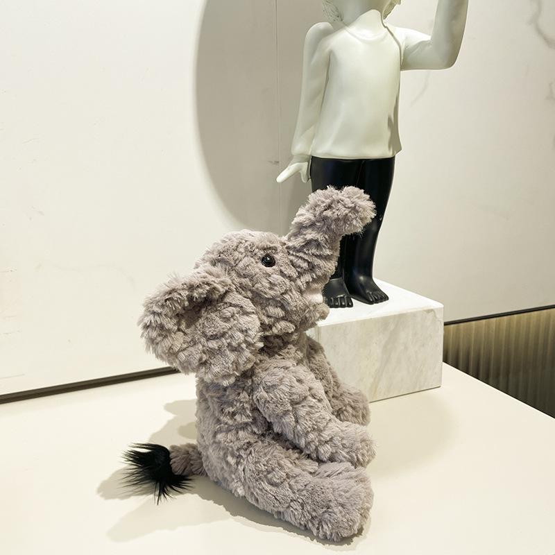 Plush Animal Elephant Velvet Nordic Zoo Doll