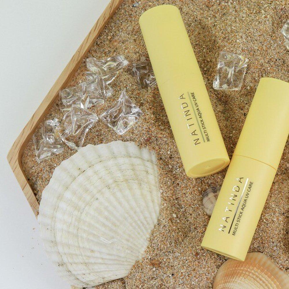 Natinda Multi Stick Aqua UV Care 9g SPF50+PA+++ Aqua Bomb Cooling Stick Genuine (Main Product) Free Gift