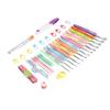 Crochet Hooks Set 2.5mm‑10.0mm Ergonomic 13PCS Multicolor Crochet Hooks with PU Bag for Home