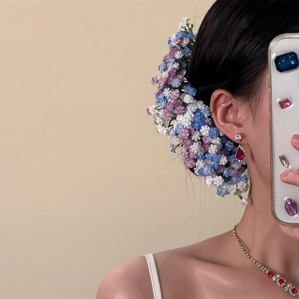 Bohemian Flower Hairpin Fairy Bride Hair Accessories Headwear Thai Banana Clip Daily