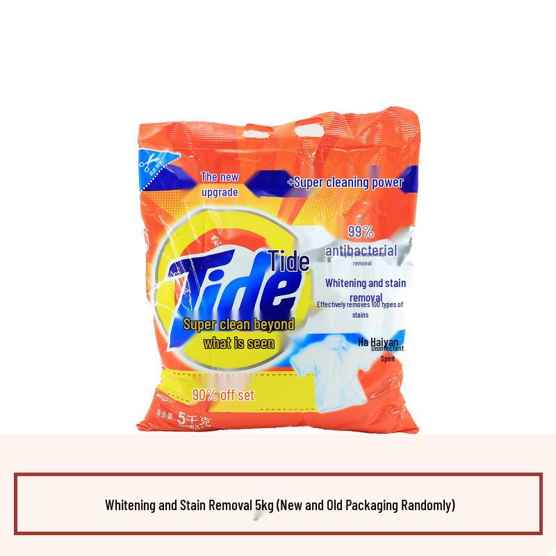 Proszek do prania Tide do uporczywych plam, Głębokie czyszczenie, Usuwanie roztoczy kurzu, Zapach cytrynowej świeżości, Bez fosforanów, Woreczek.