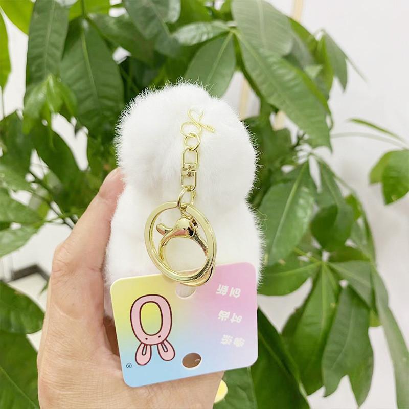 Whimsical Bear Plush Bag Charm Keychain Adorable 18cm Doll For Girls Gifts