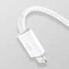 3w1 Kabel przewód Superior Series USB-A - USB-C / iPhone Lightning / micro USB 3.5A 0.5m - biały