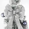 2pcs Large Size Christmas Tree Bows Glitter Christmas Tree Ornaments Xmas Bow Knot  Wedding