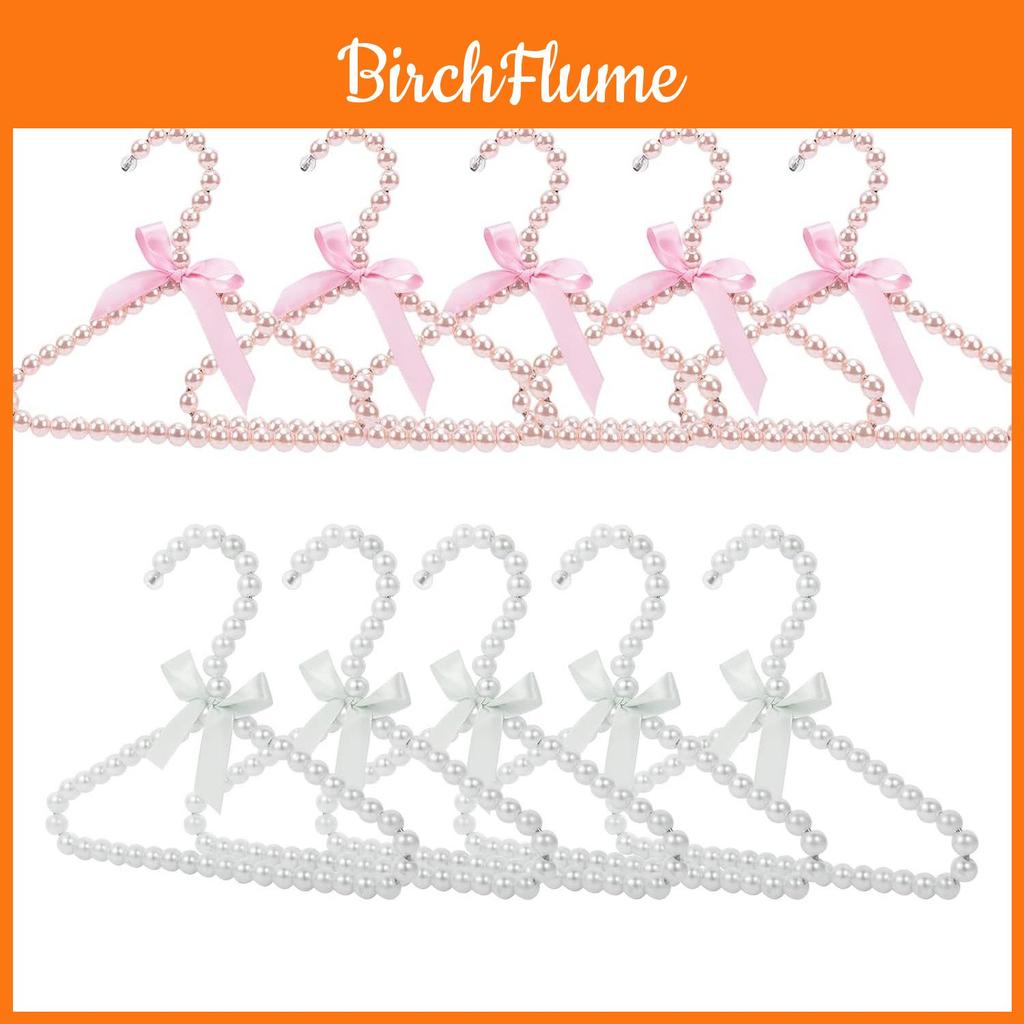 Set de Perchas de Vestido de Princesa Anna con Acentos de Perla para Almacenamiento en el Armario de Niños