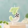 Football Series 0-9 Numbers Birthday Party Atmosphere Candle Cake Decorations