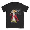 Unisex Womens TShirts One Piece Monkey D Luffy Skull Vintage 100 Cotton Tees Short Sleeve Anime T Shirts Clothes Gift Idea