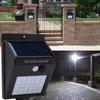 1/2/4pcs Waterproof LED Solar Light Motion Sensor Outdoors Garden Light Decoration Fence Stair Pathway Yard Security Solar Lamp Dropshipping