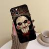 SAW The Jigsaw Killer Horror Film Phone Case For iPhone 15 14 Plus 11 12 13 16 Pro Max Mini 7 8 X XR XS Max Cover