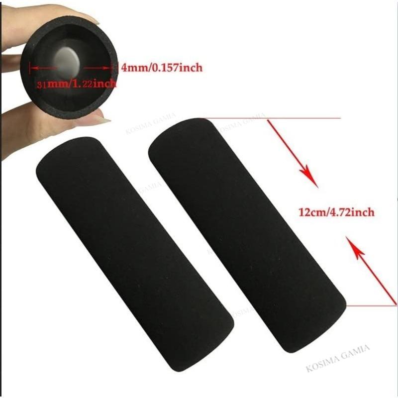 Universal Anti Slip Motorcycle Handlebar Foam Grips Sponge Cover Shock Absorbing For Dirt Pit Bike Motocross Electric Scooter