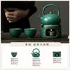 Household candle heating insulation base Chinese ceramic tea warmer winter tea warmer indoor teapot heating base