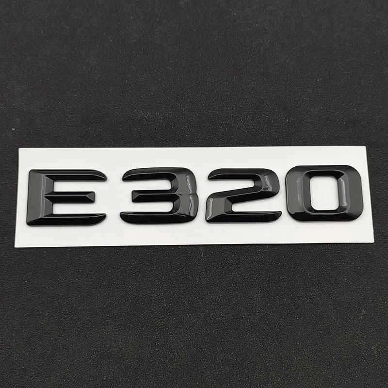 3D ABS Self-adhesive Letters For Car Stickers For Mercedes-Benz E200 E220 E260 E320 E350 CDI 4matic Emblem Trunk Accessories