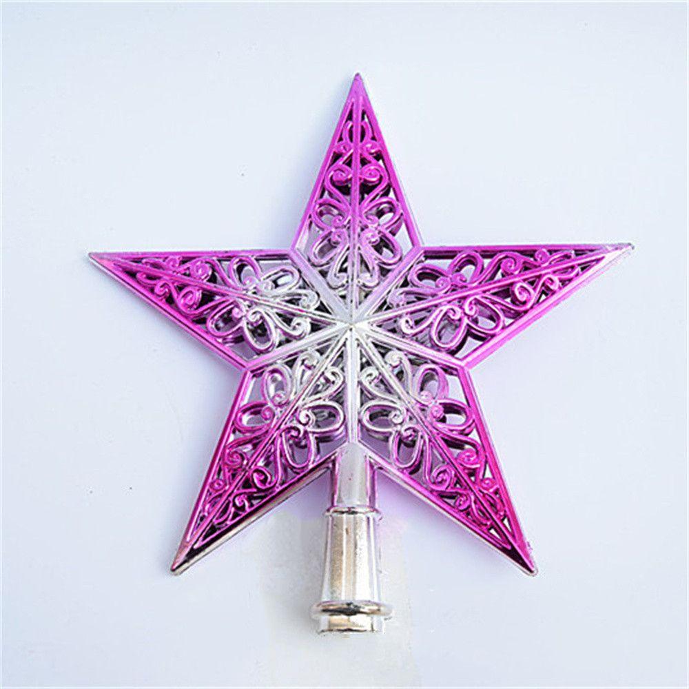 Xmas Tree Ornaments Christmas Tree Top Star Christmas Tree Topper Five-pointed Star Xmas Tree Top