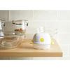 Delish Kitchen Pearl Metal Microwave Cookware, Yellow, 17 X 11 X 11 Cm, Microwave Boiled Egg Holder, 2 Eggs, CC-1341