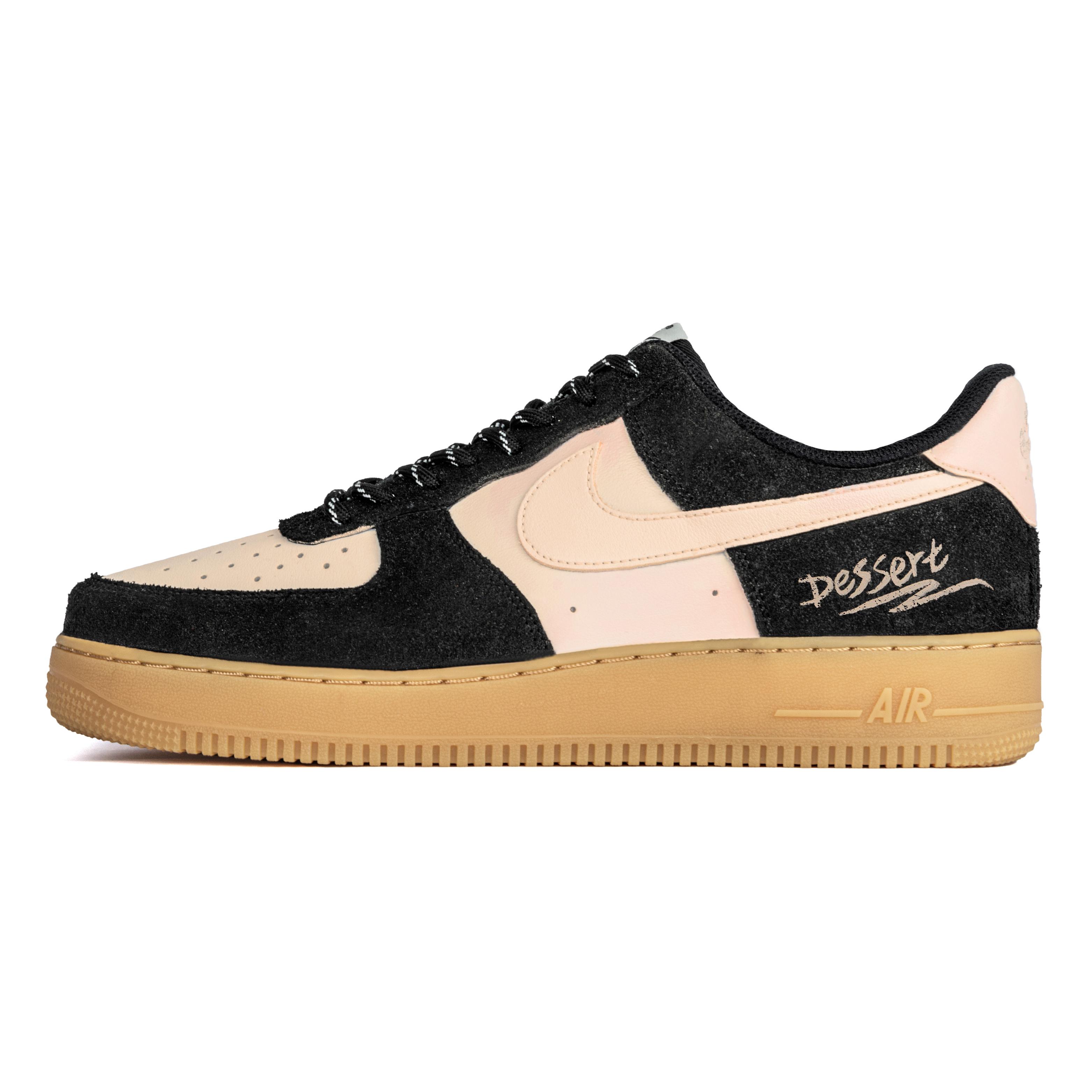 

Nike Air Force 1 Skateboard Shoes Men s Low Top Black Rice FQ8714-004(Team1517-) 44