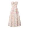European Sleeveless Strappy Print Dress & Bandeau Set