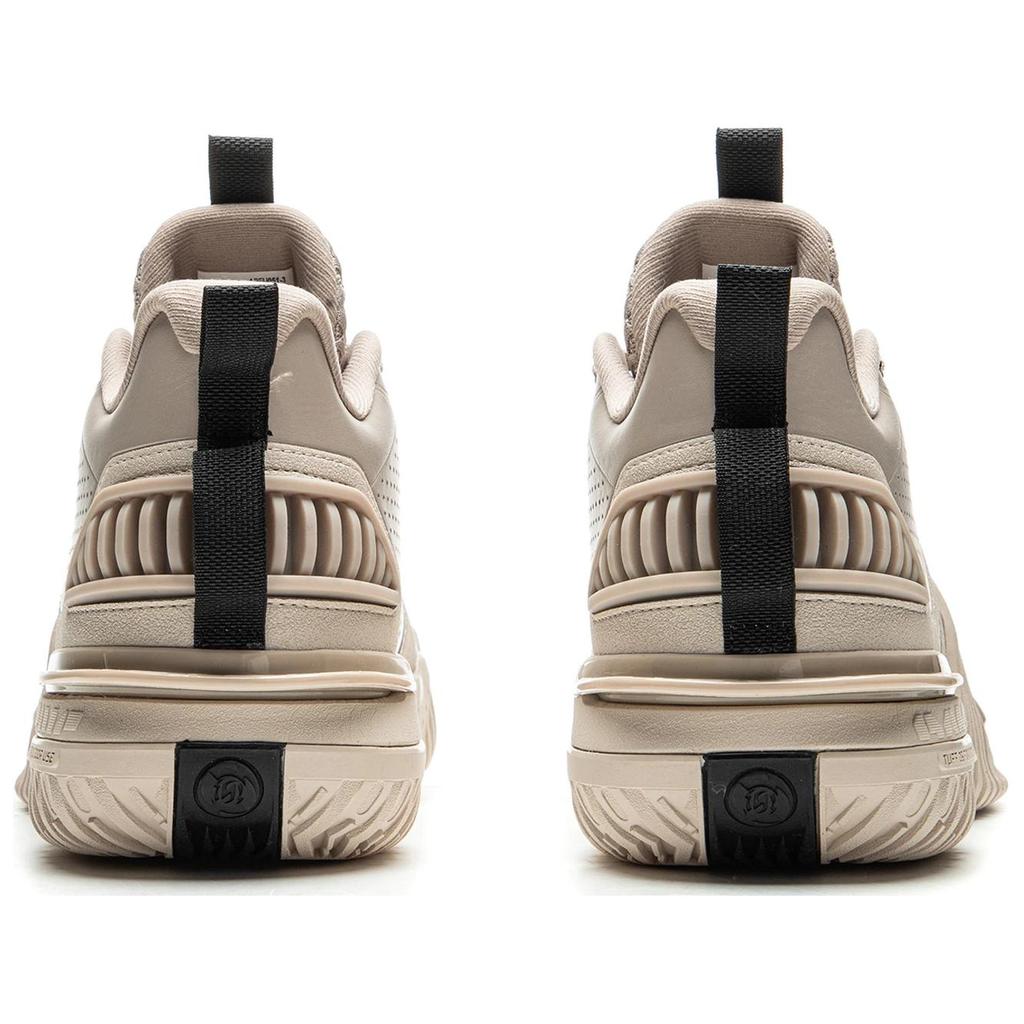 New LiNing Badfive Abrasion Resistant Rebound High Top Basketball Shoes Men's Beige ABFU051-3