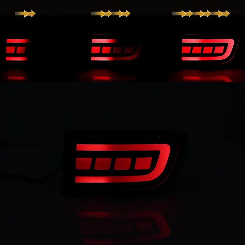 LED Rear Bumper Light DRL For Toyota Prado 120 FJ120 LC120 J12 4Runner 2003 2004 2005 2006 2007 2008 2009 Brake Turn Signal Lamp