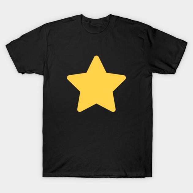 Asian Size Men Black Print T-shirt Steven Universe No-Cut Heat Transfer Print Cotton Tshirt