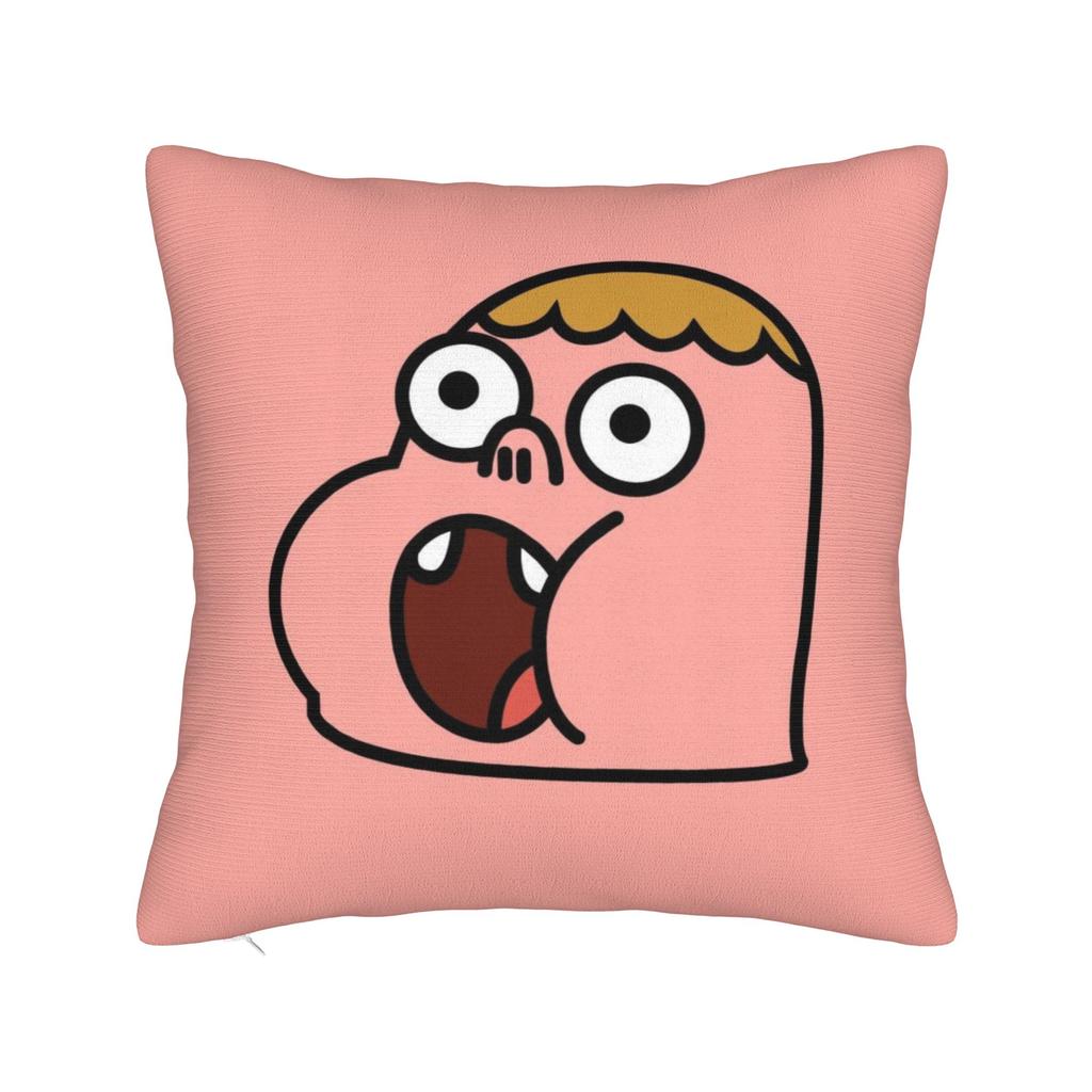 Clarences cartoon Pillowcase Merch Soft Cushion Cover  Throw Pillow Cover Bed Decoration Square Multiple Sizes
