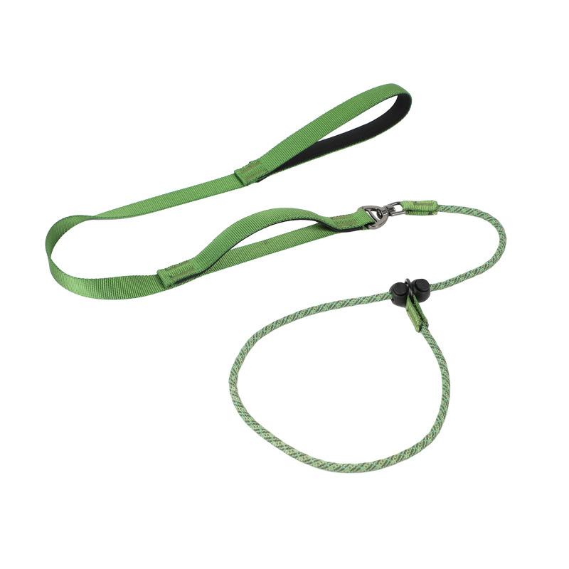 New multi-functional explosion-proof flushing P rope integrated P chain pet leash walking dog rope dog training dog rope dog chain