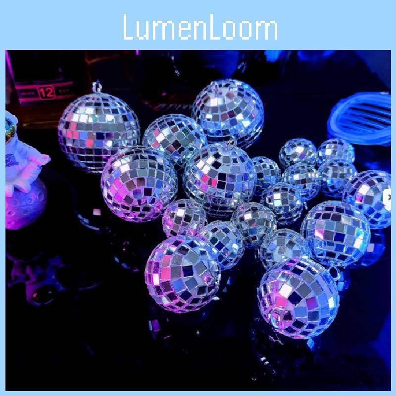 Christmas Disco Mirror Ball Hanging Glass Decor Ornaments For Party Event Decor
