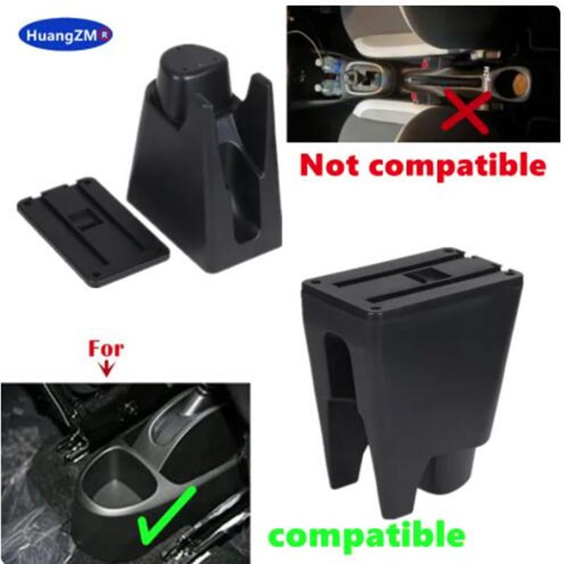 For Toyota Aygo BJ Armrest Box for Citroen C1 Peugeot 107 Armrest Box Store Box Cup Holder  Dedicated Retrofit Car Accessories