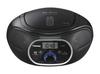 Toshiba TY-CW10(K) Kompakt horisontal CD-radio med Bluetooth, Svart