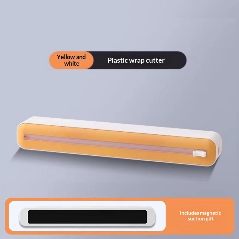 Multifunctional Tear Free Food Wrap Sliding Cutter Suitable for Cling Film & Aluminum Foil Home Restaurant Kitchen Use