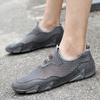 Summer Slip-on Mesh Shoes Hollow Breathable Thin Lightweight Tennis Shoes Men's Casual Shoes Soft Sole Sneakers