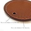 17.5cm Round Heat Resistant Silice Mat Drink Cup Coasters N-slip Pot Holder Table Placemat Kitchen Accessories Onderzetters