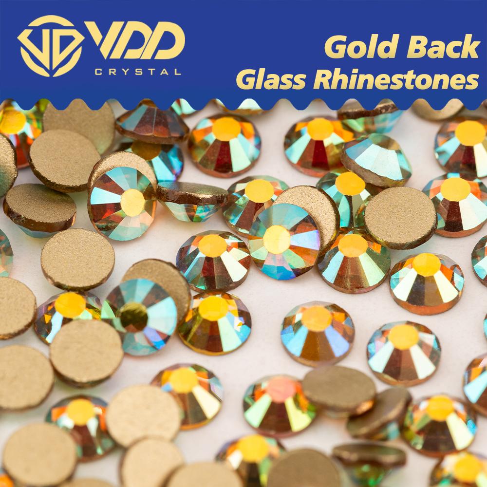 VDD New Color Wholesale 14400Pcs/2880Pcs SS4-SS20 Glass Rhinestone Crystal FlatBack Glitter Strass Stones for Nail Accessories SS4 -14400Pcs