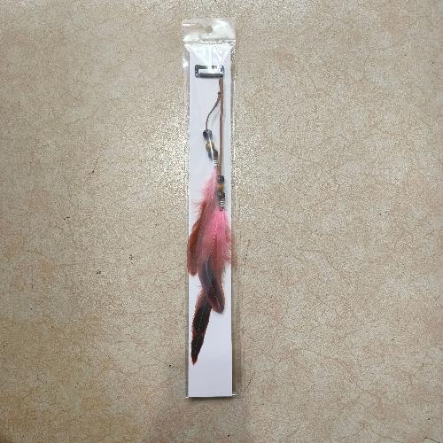 1Pc Boho Feather Headbands Wig Beaded Feather Headdress Handmade Hair Clip Girl Hairs Accessories High Quality Fashionable Tools