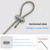 Stainless Steel Self-Locking Chuck Universal Buckle Complete Collection Fixed Buckle Steel Wire Rope Buckle Locking Hub Lock
