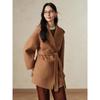 JUZI Annakou Women's Hooded Wool Blend Coat