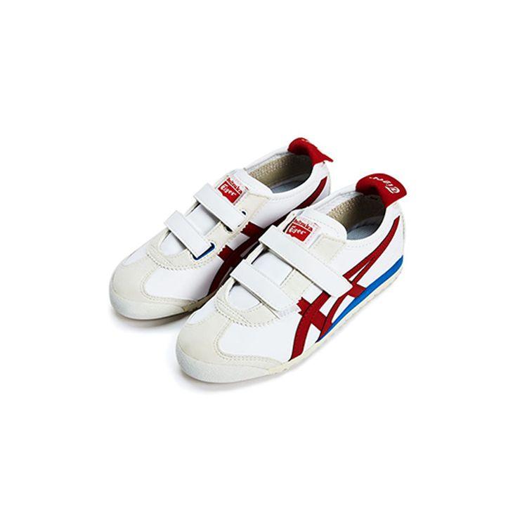 ONITSUKA TIGER Mexico 66 Baja PS Classic Red Kids Sneakers White 1184A055-100
