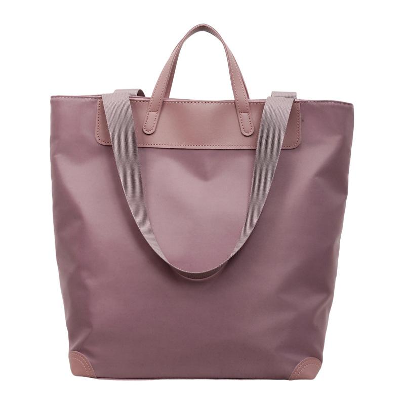 Женская сумка через плечо большая вместительная сумка розовый