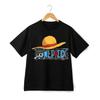 One Piece Straw Hat Pirate Logo T-Shirt Mens Womens Tees Top – Luffy Anime Custom Graphic Unisex Tee