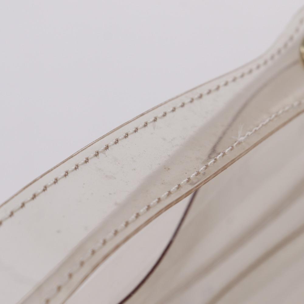 HERMES Plastics Kelly Handbag clear Plastics Women Used