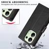 DF-06 For Xiaomi Redmi Note 13 4G Leather Case Line Imprinted Folio Cover